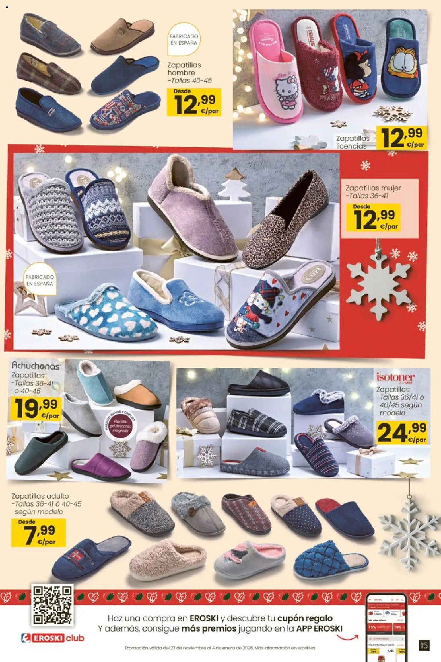 Eroski - Regalos │ válido desde el 02.12.2025 | Página: 15 | Productos: Zapatillas