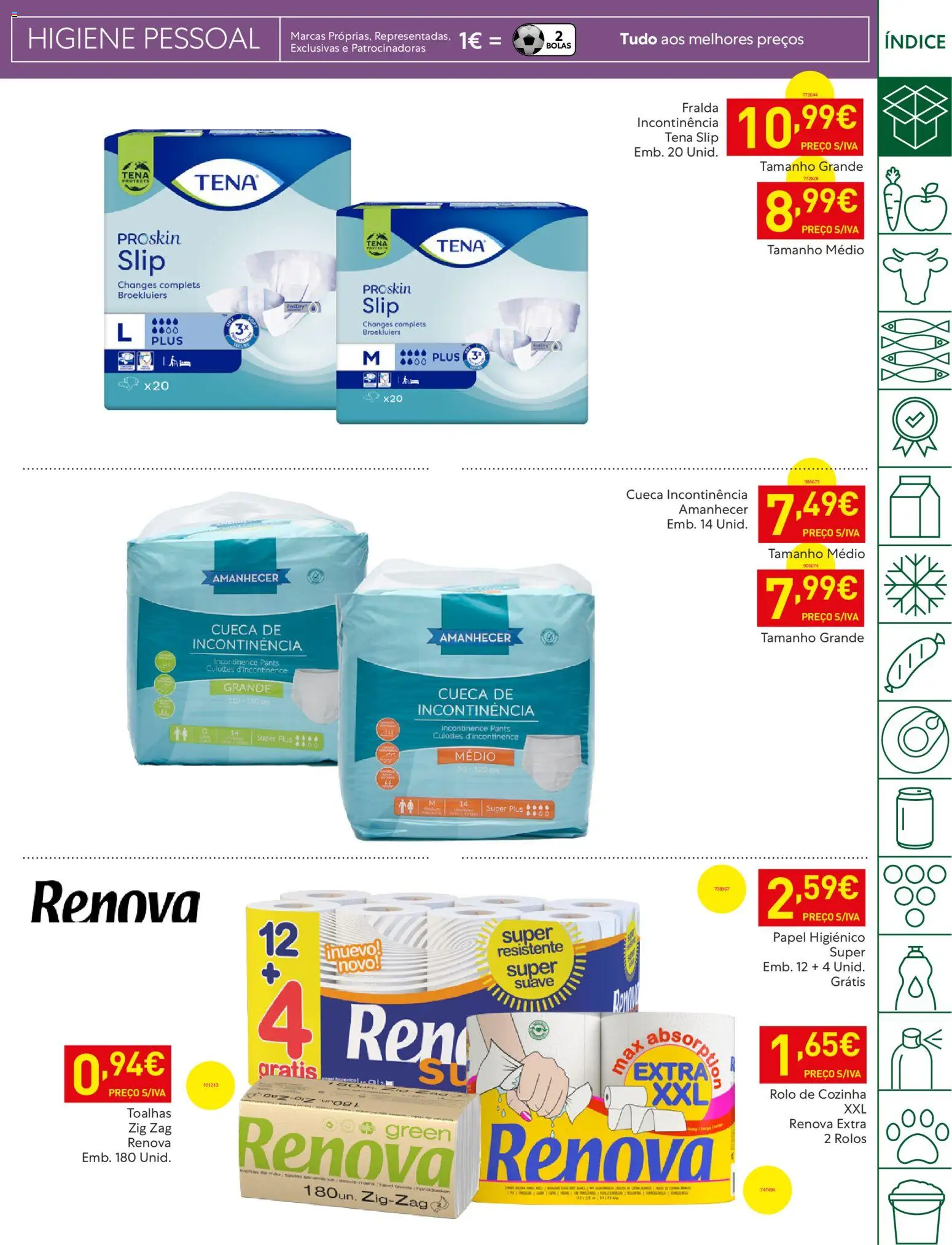 Recheio - Bons Negócios Madeira │ válido de 07.04.2026 | Página: 45 | Produtos: Papel higiénico