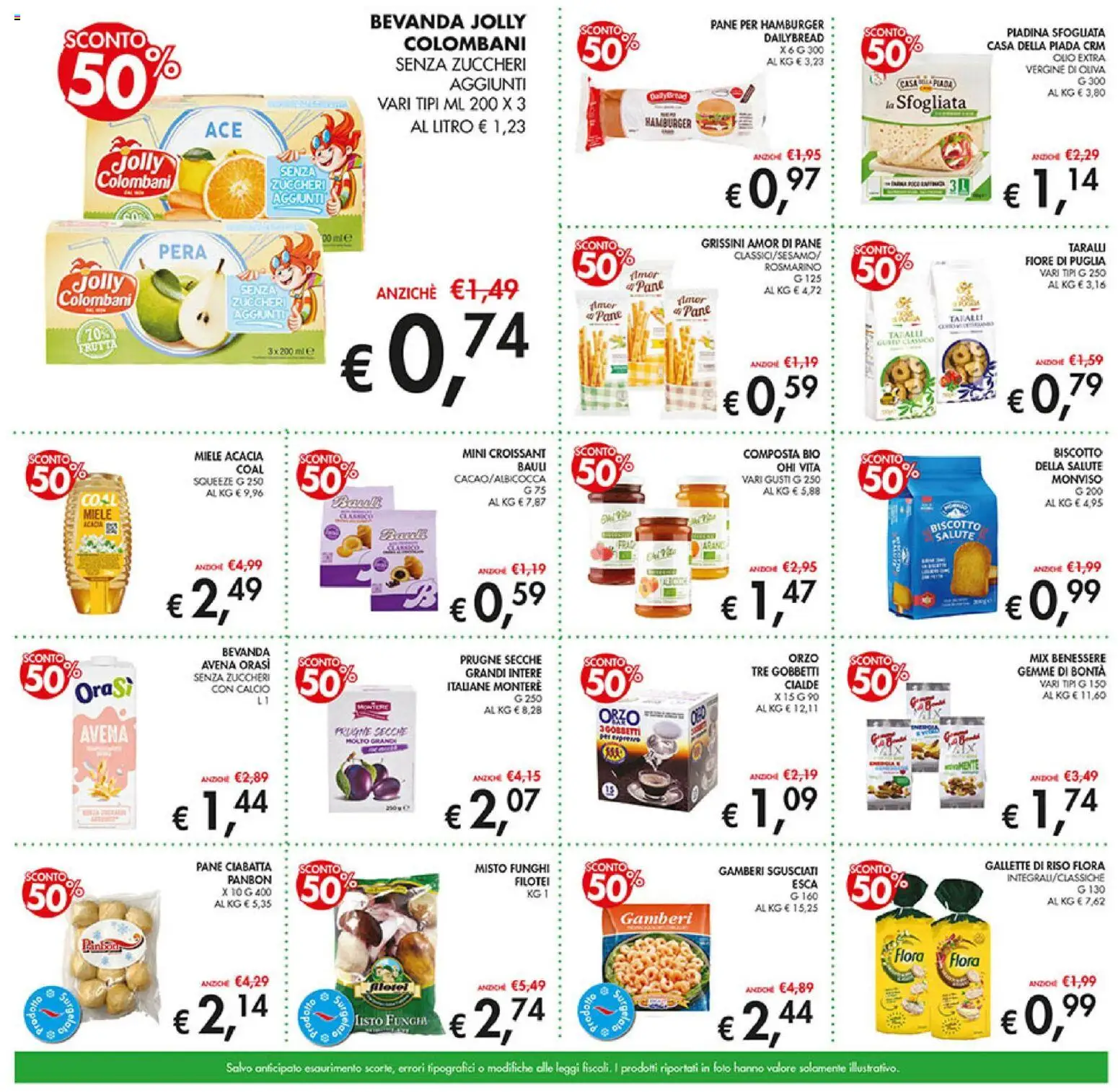 Volantino Coal del 05.11.2025 | Pagina: 3 | Prodotti: Riso, Grissini, Miele, Hamburger