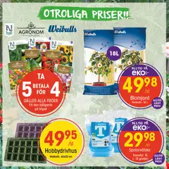 EKO - erbjudanden - Förhandsvisning av reklamblad från butik EKO aktuell från 09.02.2026 | Sida: 5 | Produkter: Blomjord, Galler, Spolarvätska