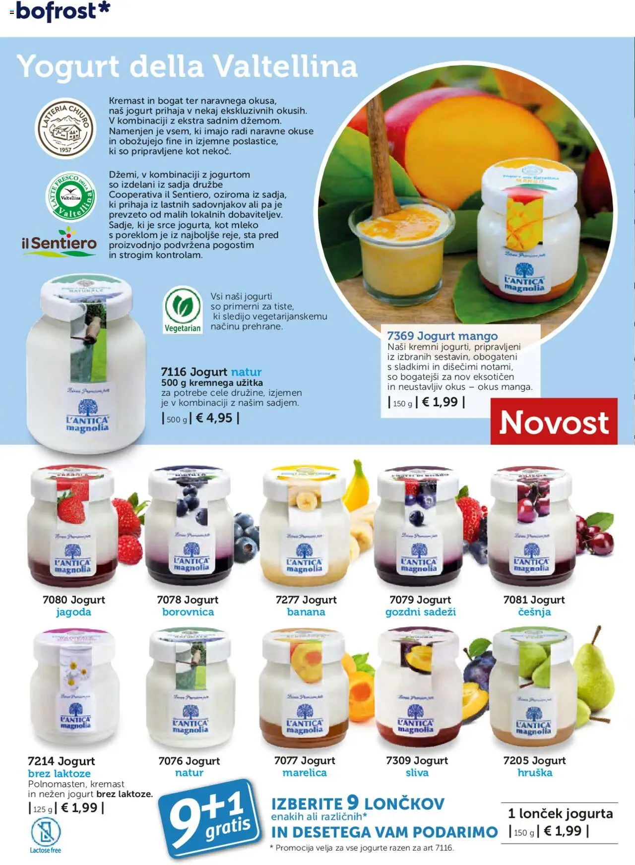 Bofrost katalog │ velja od 01.05.2025 | Stran: 50 | Izdelki: Hruska, Mleko, Jogurt, Mango