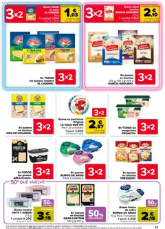 Vista previa Carrefour folleto válido desde el 07.04.2026 | Página: 17 | Productos: Polvo, Queso, Queso rallado, Té