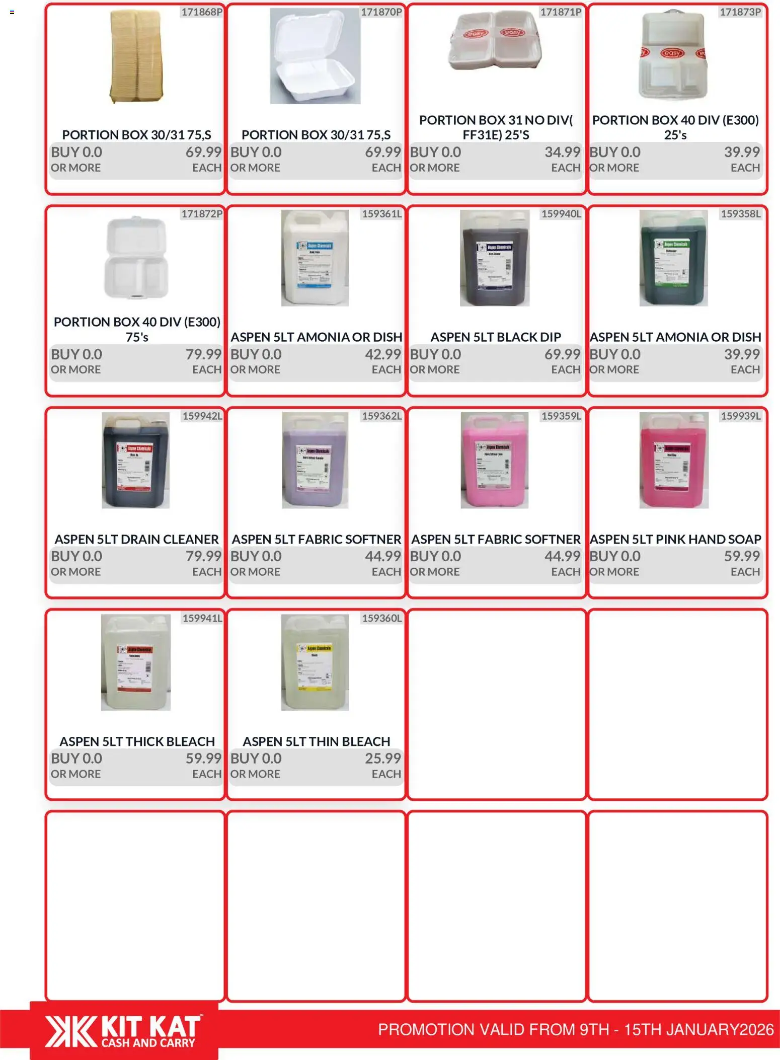 New KIT KAT Cash & Carry catalogue – valid from 09.01.2026 | Page: 37 | Products: Box, Softner, Bleach, Soap