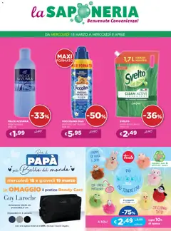 Anteprima del volantino La Saponeria volantino valido a partire dal 18.03.2026