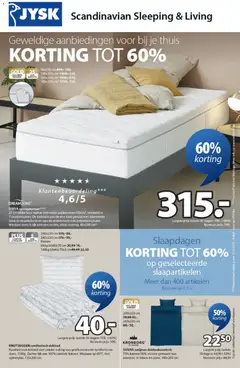 JYSK folder - Voorbeeld van een folder van JYSK, geldig van 03.03.2026