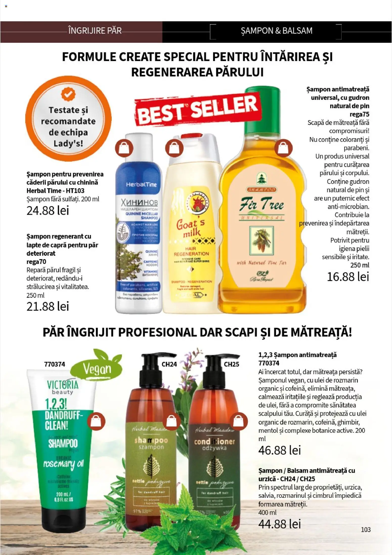 Noul catalog Lady’s – valabil de la 10.11.2025 | Pagină: 105 | Produse: Pomelo, Balsam, Lapte, Ulei