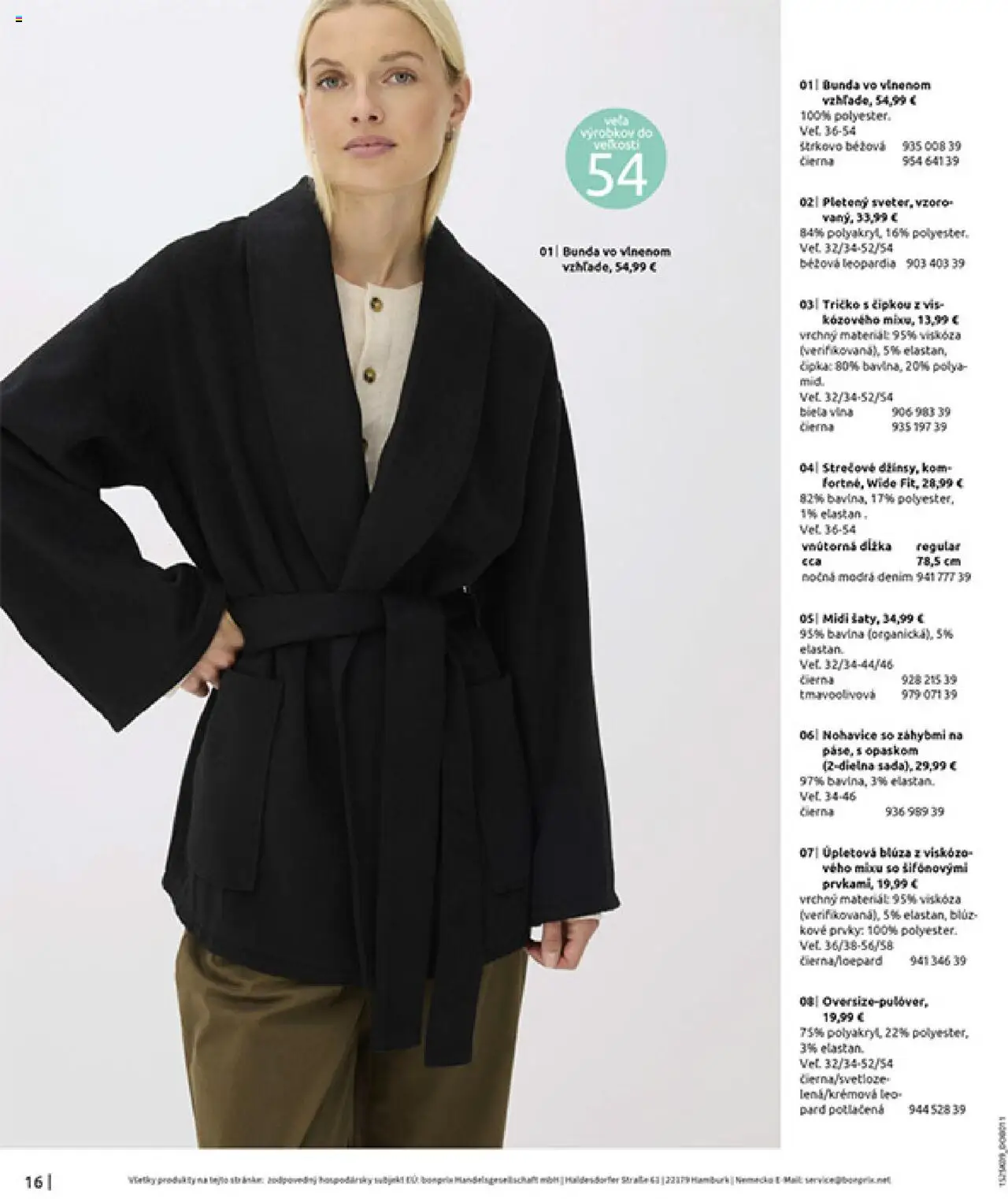 Nové Bonprix akcie – leták je platný od 23.09.2025 | Strana: 18 | Produkty: Tričko, Bunda, Nohavice
