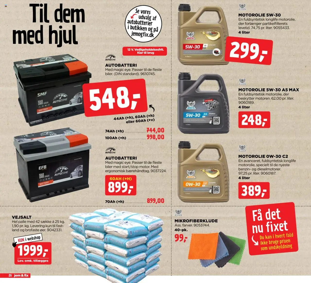 Jem & fix tilbudsavis – gyldig fra 05.10.2025 | Side: 26 | Produkter: Søm