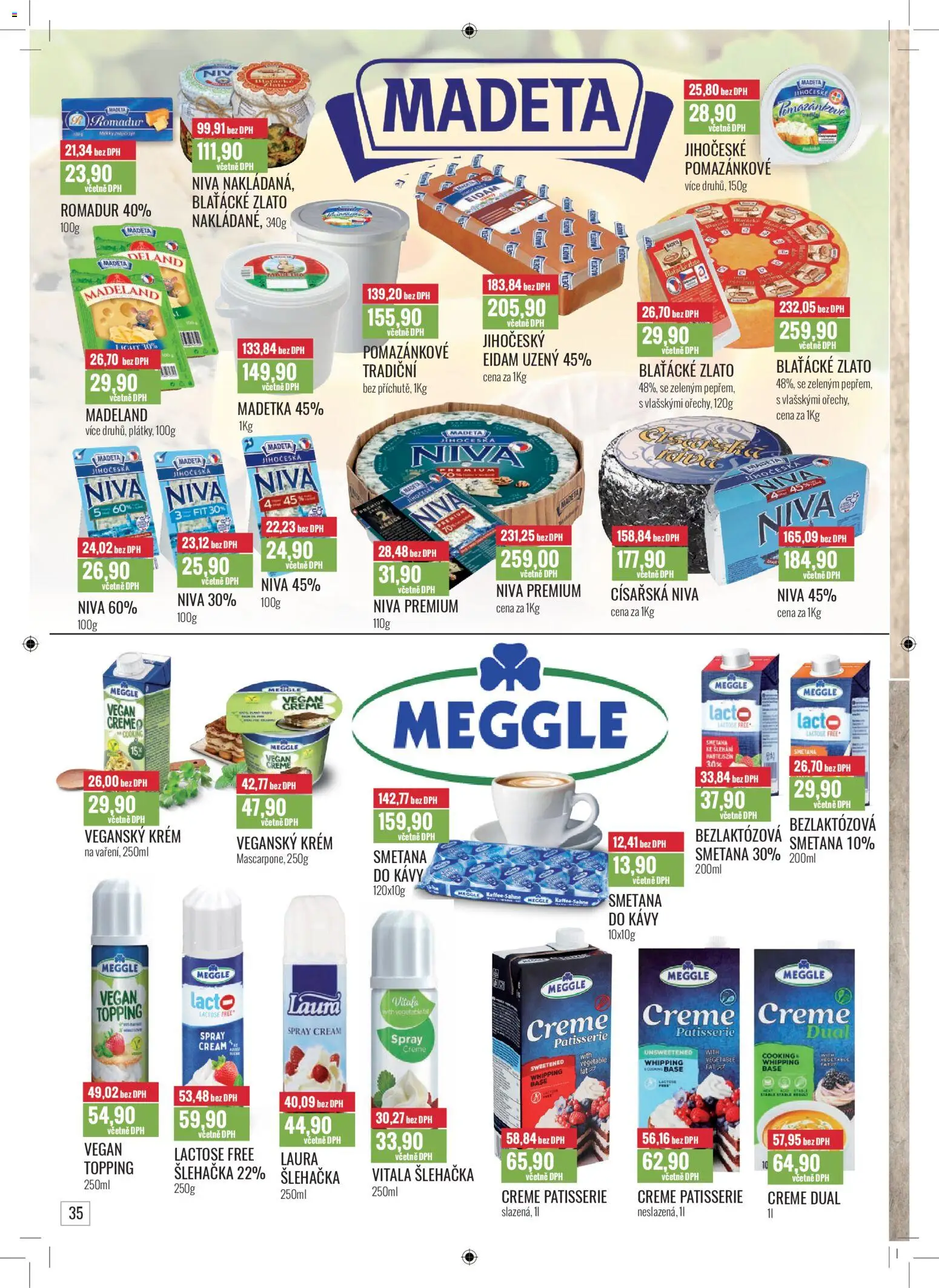 Ratio leták od 01.12.2025 | Strana: 36 | Produkty: Smetana, Eidam, Smetana do kávy, Romadur