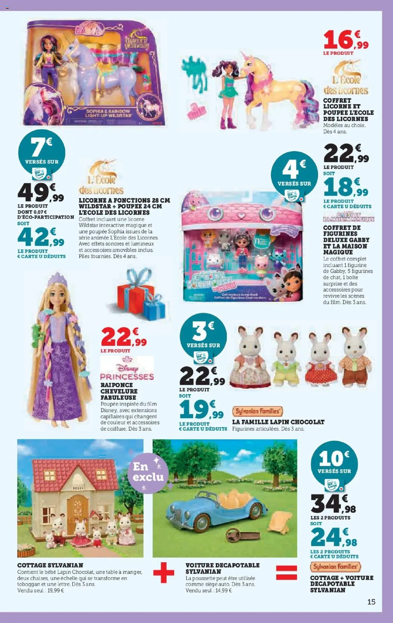 {H1} | Page: 15 | Produits: Poupée, Toboggan, Figurines, Piles