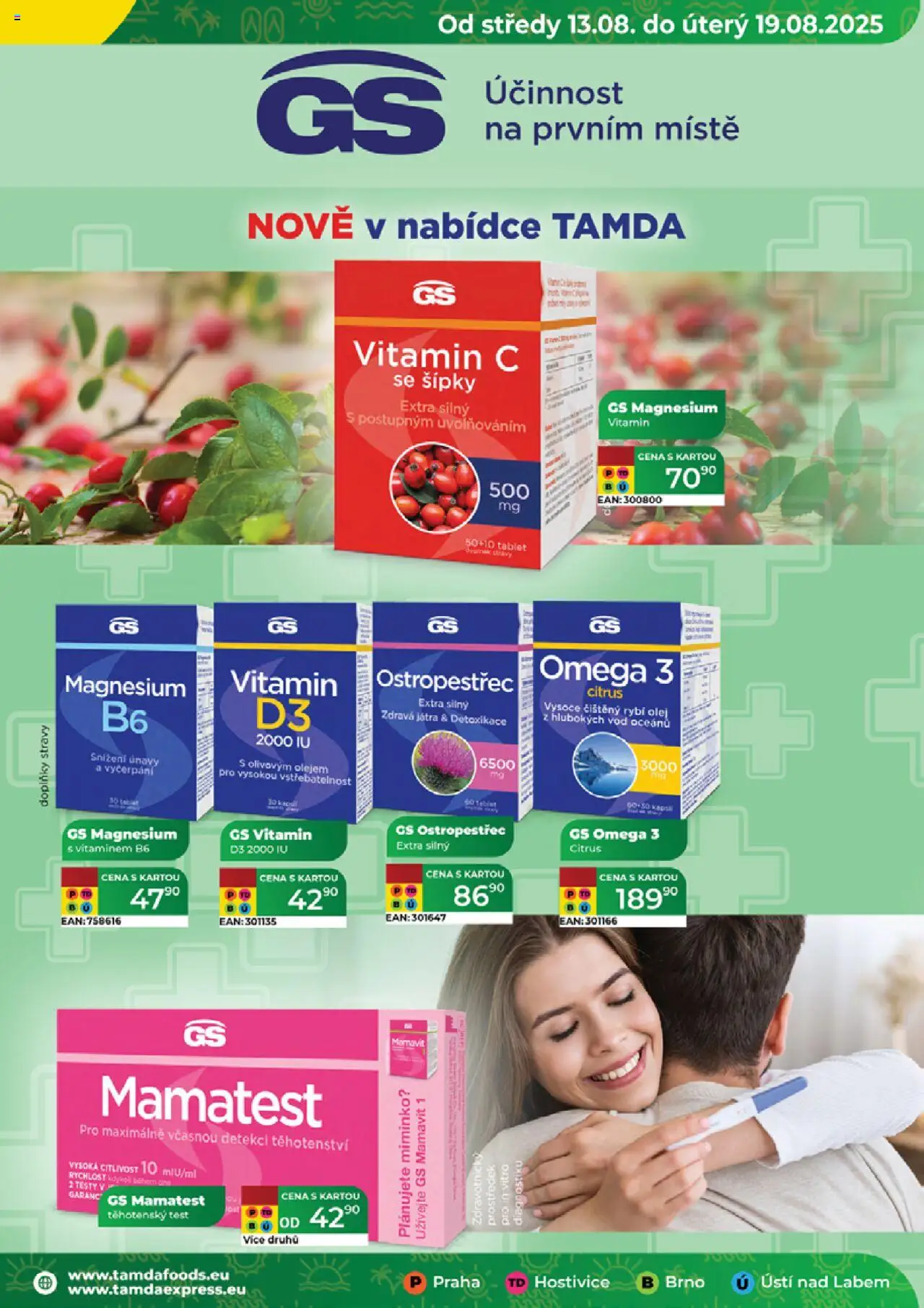 Tamda Foods leták od 13.08.2025 | Strana: 45 | Produkty: Vitamin c, Omega 3, Omega, Šipky