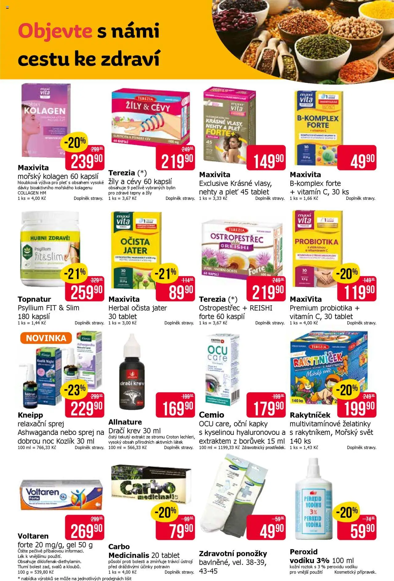 TETA Drogerie leták od 22.10.2025 | Strana: 5 | Produkty: Psyllium, Probiotika, Tablet, Nehty