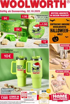 Woolworth Halloween Prospekt ab 02.10.2025 gültig