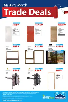 Chamberlain specials catalogue – valid from 01.03.2026 | Page: 2 | Products: Frame, Door frame, Lock