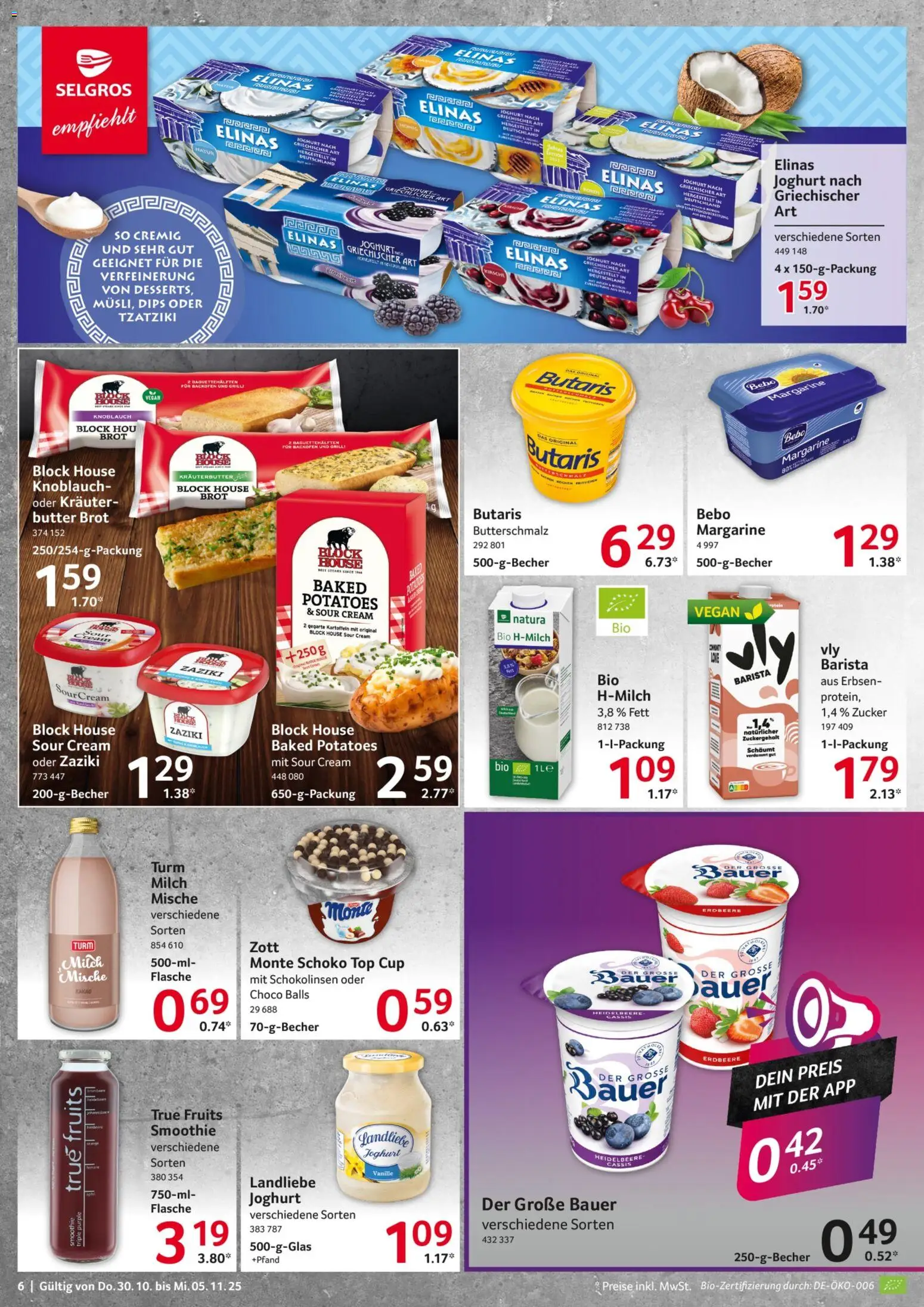 Selgros Prospekt 	 – gültig ab 30.10.2025 | Seite: 6 | Produkte: Butterschmalz, Grill, Kräuterbutter, Zucker