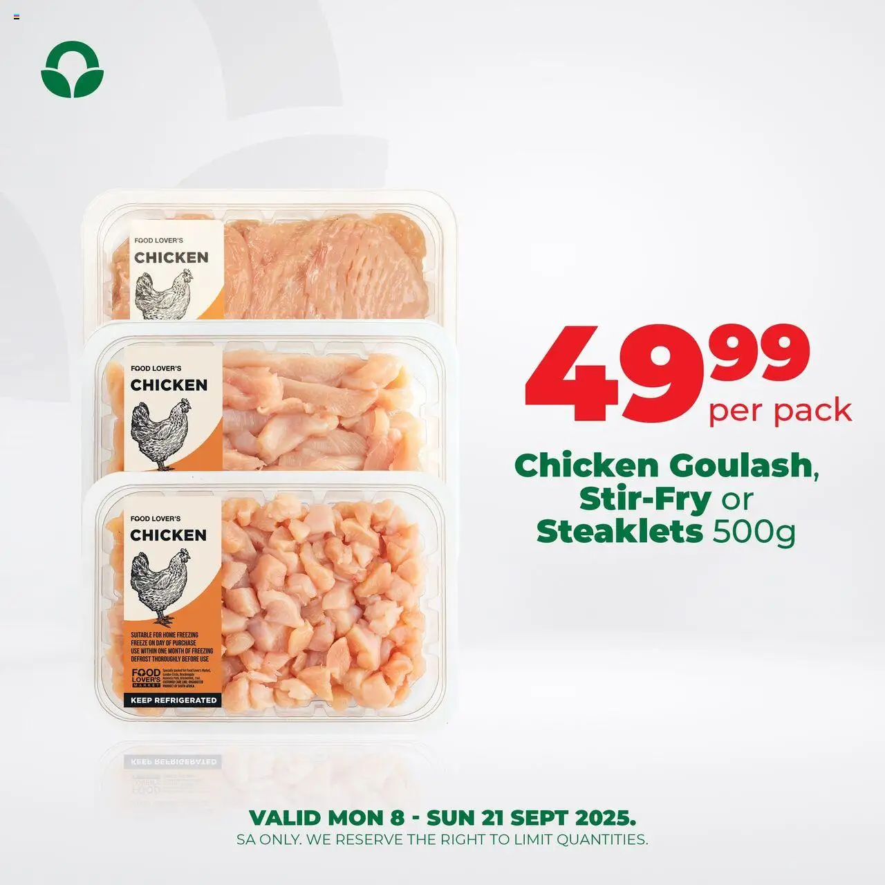 New Food Lover's Market catalogue – valid from 08.09.2025 | Page: 5 | Products: Chicken