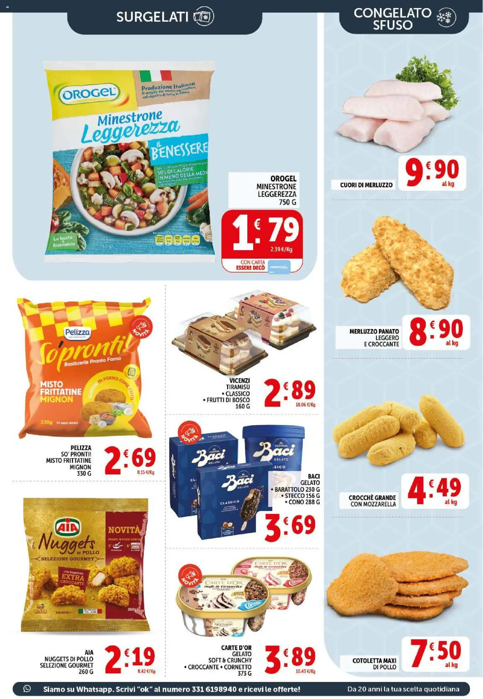 Volantino Decò del 17.03.2026 | Pagina: 17 | Prodotti: Minestrone, Pollo, Merluzzo, Mozzarella