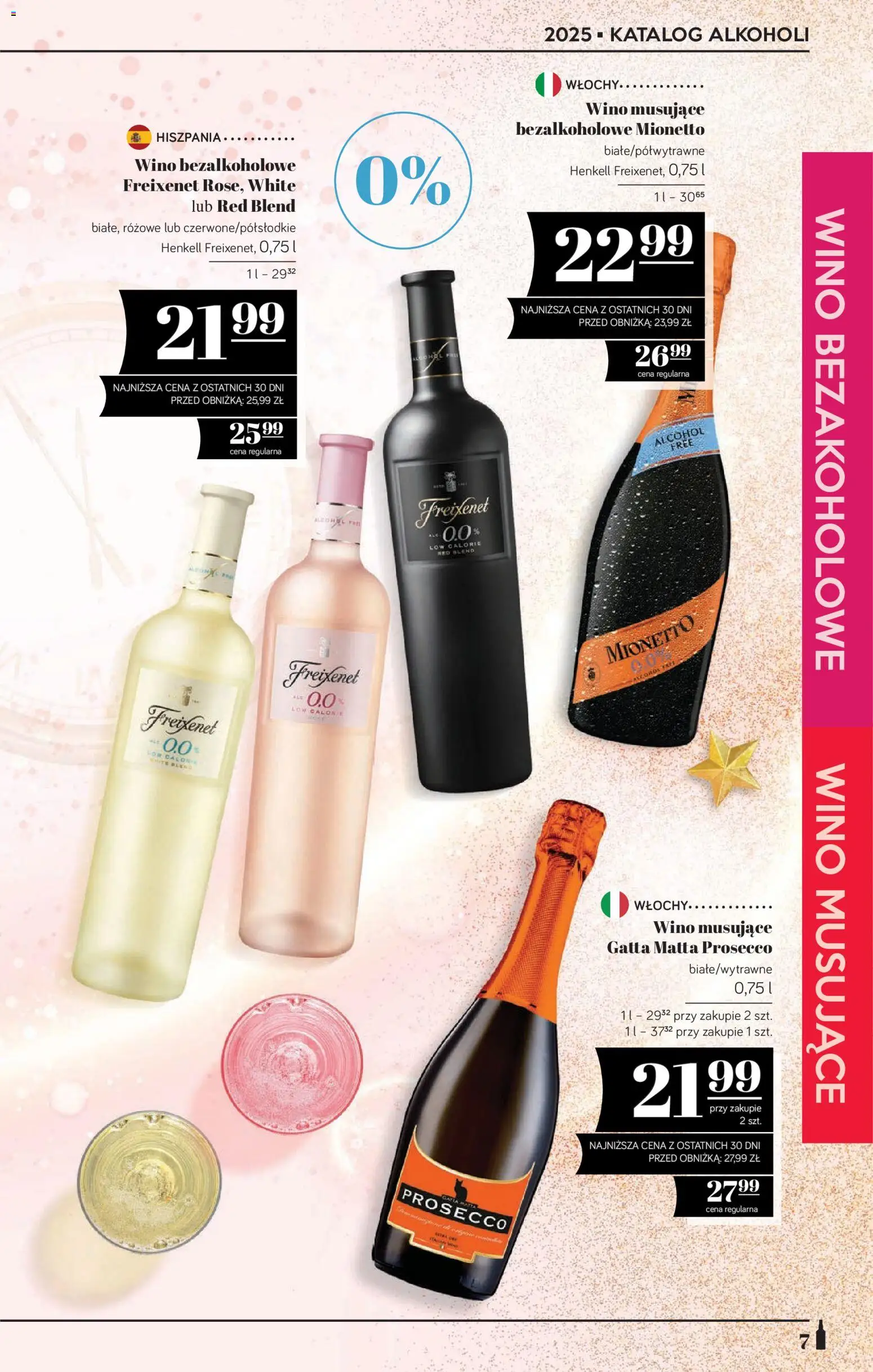 POLOmarket Katalog - Alkoholi od 12.12.2025 | Strona: 7 | Produkty: Wino bezalkoholowe, Gatta, Wino, Prosecco