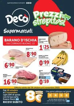 Anteprima del volantino Decò Supermercati - Barano d'Ischia catalogo valido a partire dal 28.10.2025