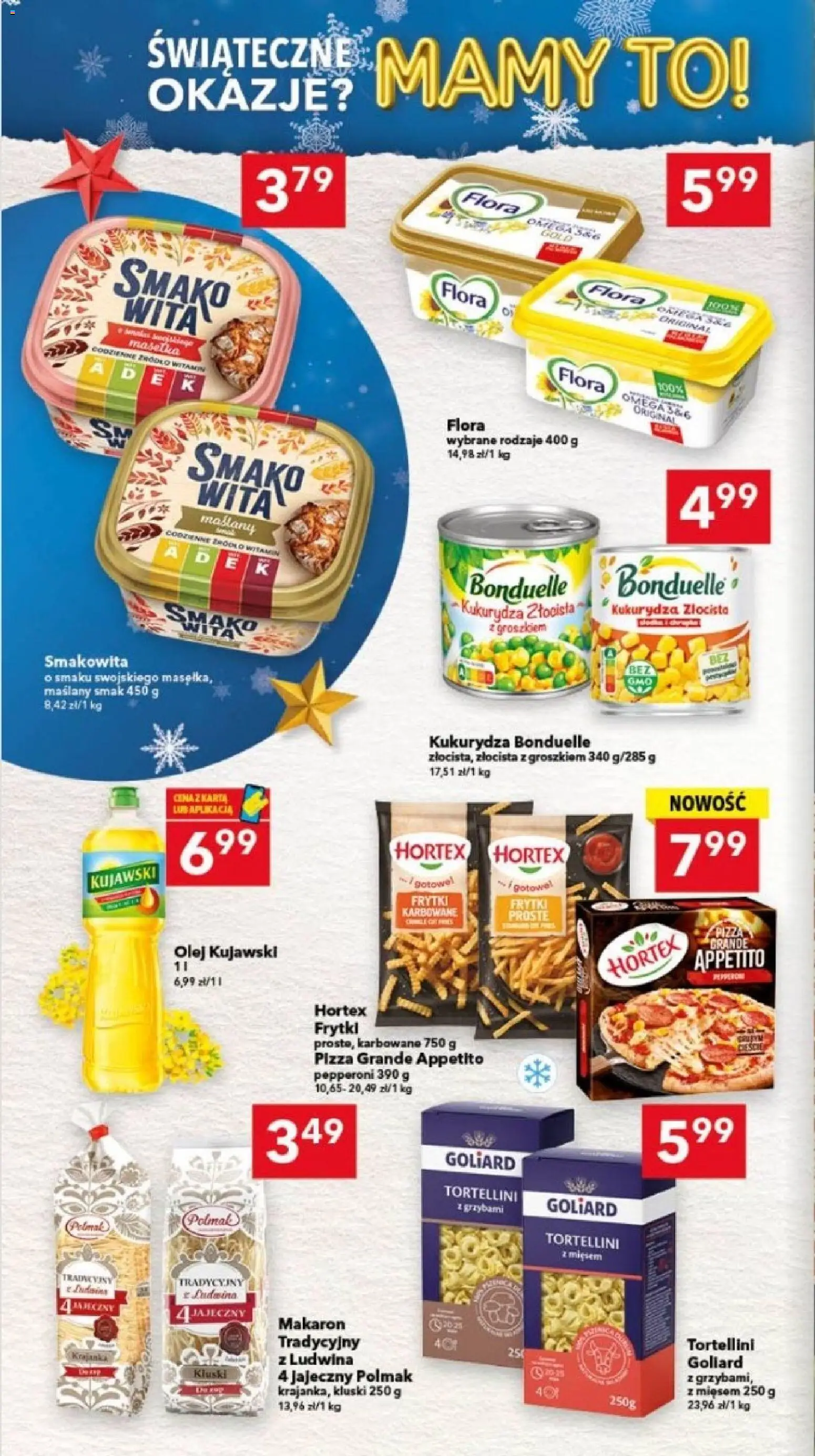 Lewiatan gazetka - Bydgoszcz od 17.12.2025 | Strona: 6 | Produkty: Karta, Olej kujawski, Makaron, Frytki