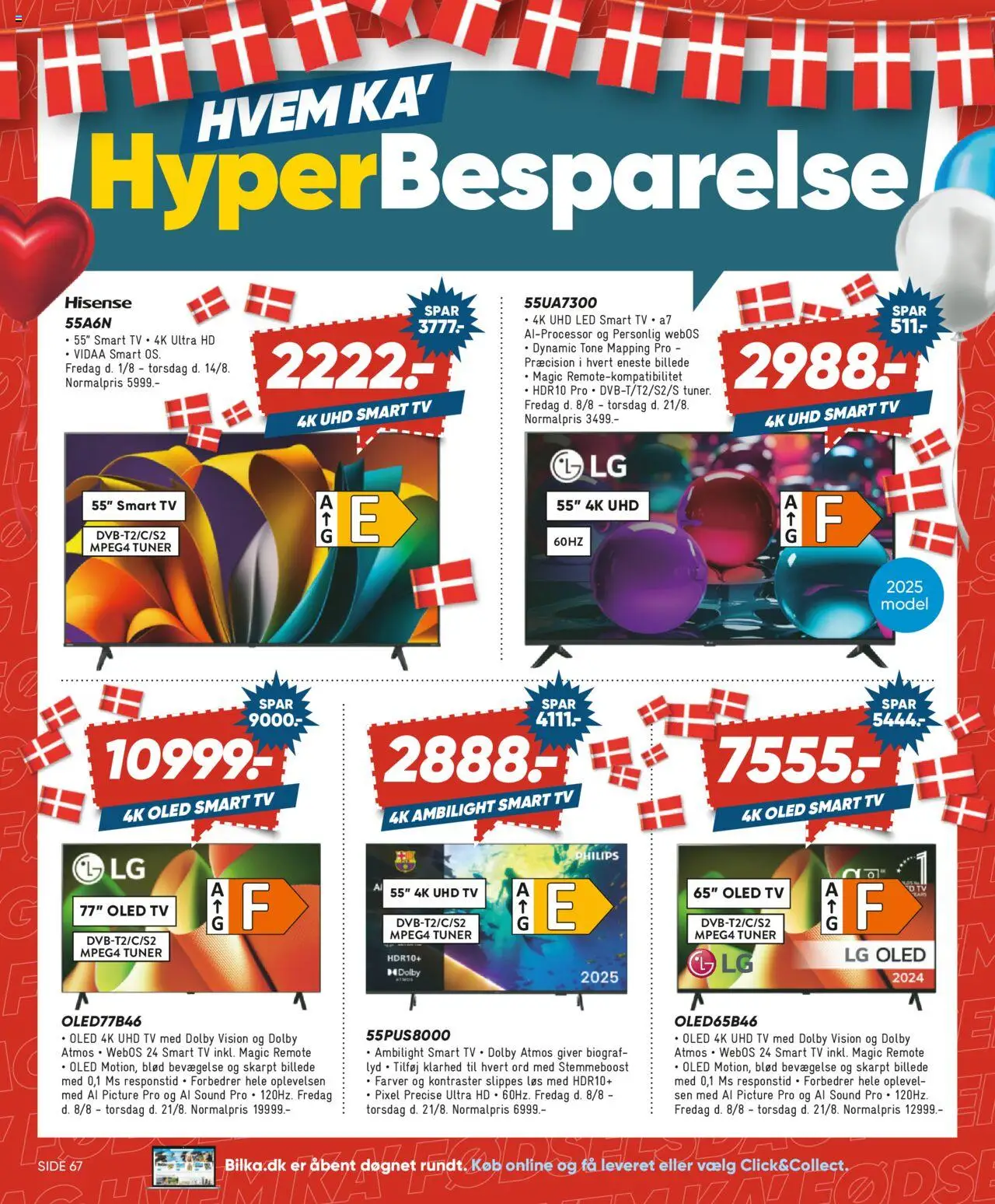 Bilka Tilbudsavis gyldig fra 08.08.2025 | Side: 6 | Produkter: Smart TV, TV