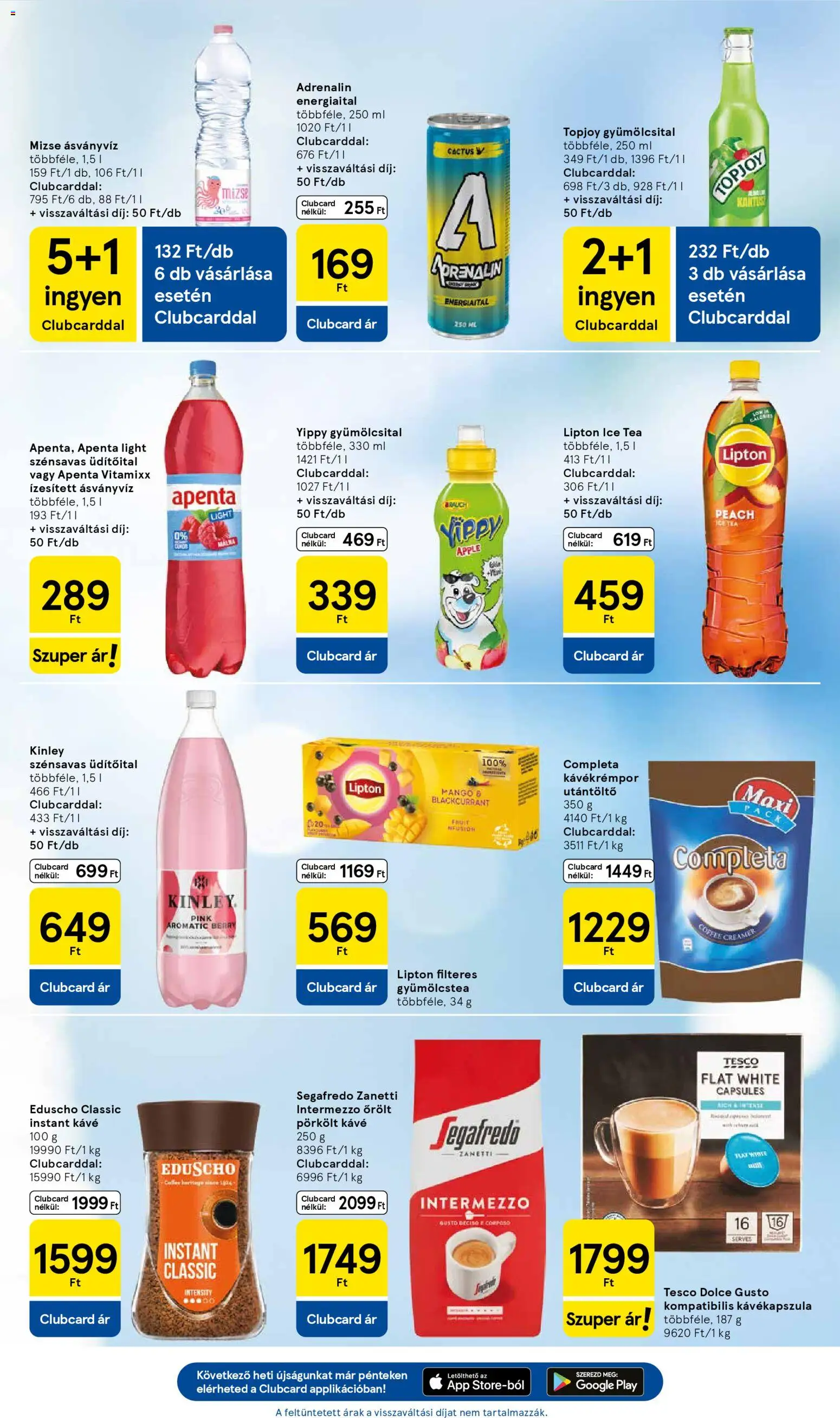 Tesco akciós ujság - amely érvényes a következő dátumtól: 02.01.2026 | Oldal: 23 | Termékek: Málna, Kávékapszula, Gyümölcsital, Kávé