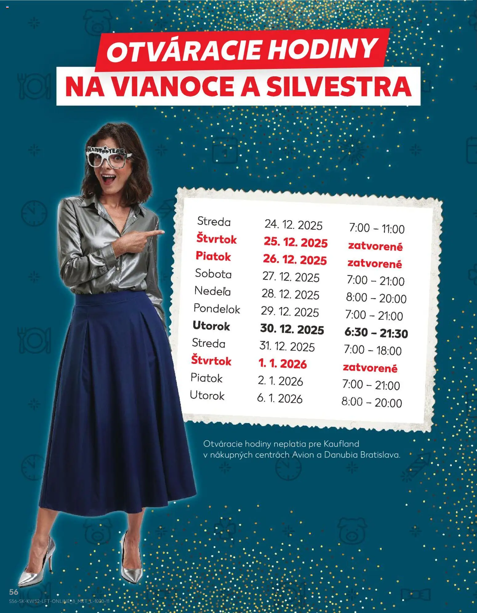 Nové Kaufland akcie – leták je platný od 27.12.2025 | Strana: 56 | Produkty: Hodiny