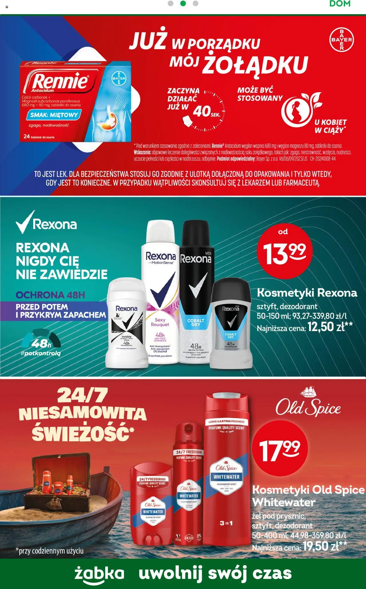 Żabka Gazetka od 13.08.2025 | Strona: 73 | Produkty: Kosmetyki, Dezodorant, Old spice