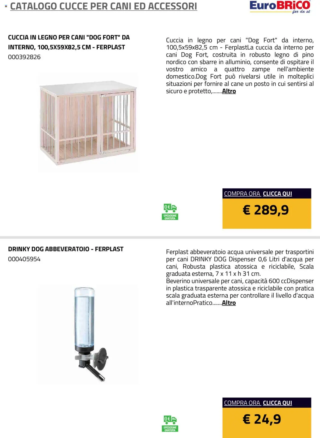 Volantino Eurobrico del 15.07.2025 | Pagina: 26 | Prodotti: Acqua, Scala