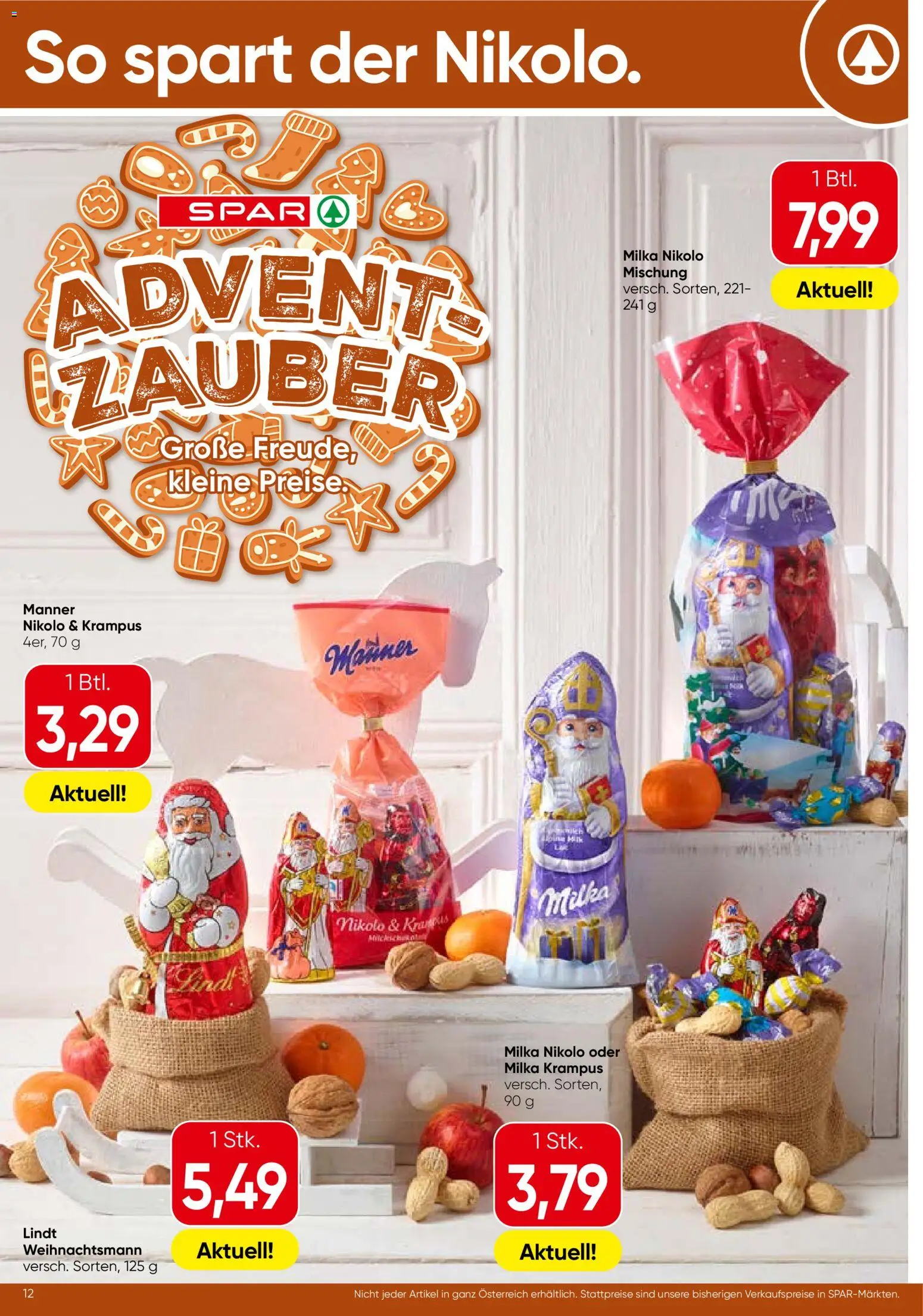 Spar Flugblatt - Salzburg gültig ab 27.11.2025 | Seite: 12 | Produkte: Milch