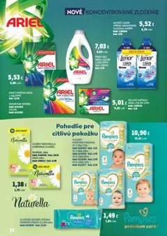Labaš leták platný od 31.10.2025 | Strana: 35 | Produkty: Aviváž, Ariel, Plienky, Lenor