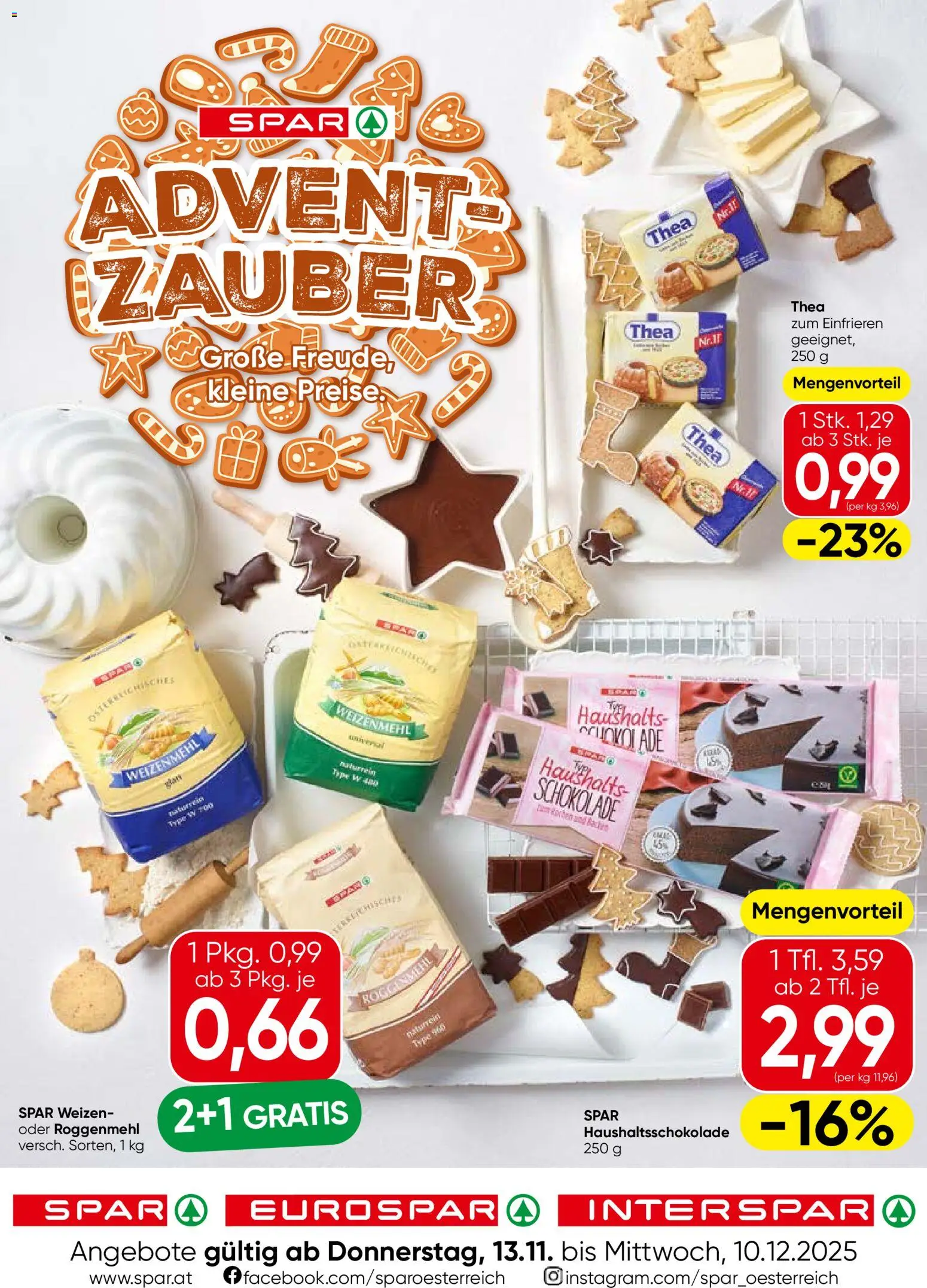 Spar Backen - Tirol gültig ab 13.11.2025 | Seite: 1 | Produkte: Schokolade