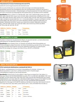 Lagerhaus Genol - Produkt- übersicht ab 03.12.2025 gültig | Seite: 8 | Produkte: Öl