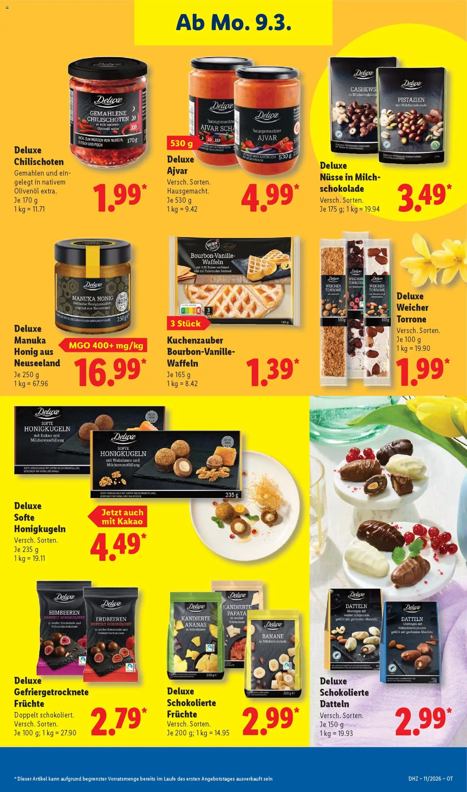 Lidl Prospekt Bernsdorf – gültig ab 09.03.2026 | Seite: 19 | Produkte: Butter, Olivenol, Ananas, Mandeln