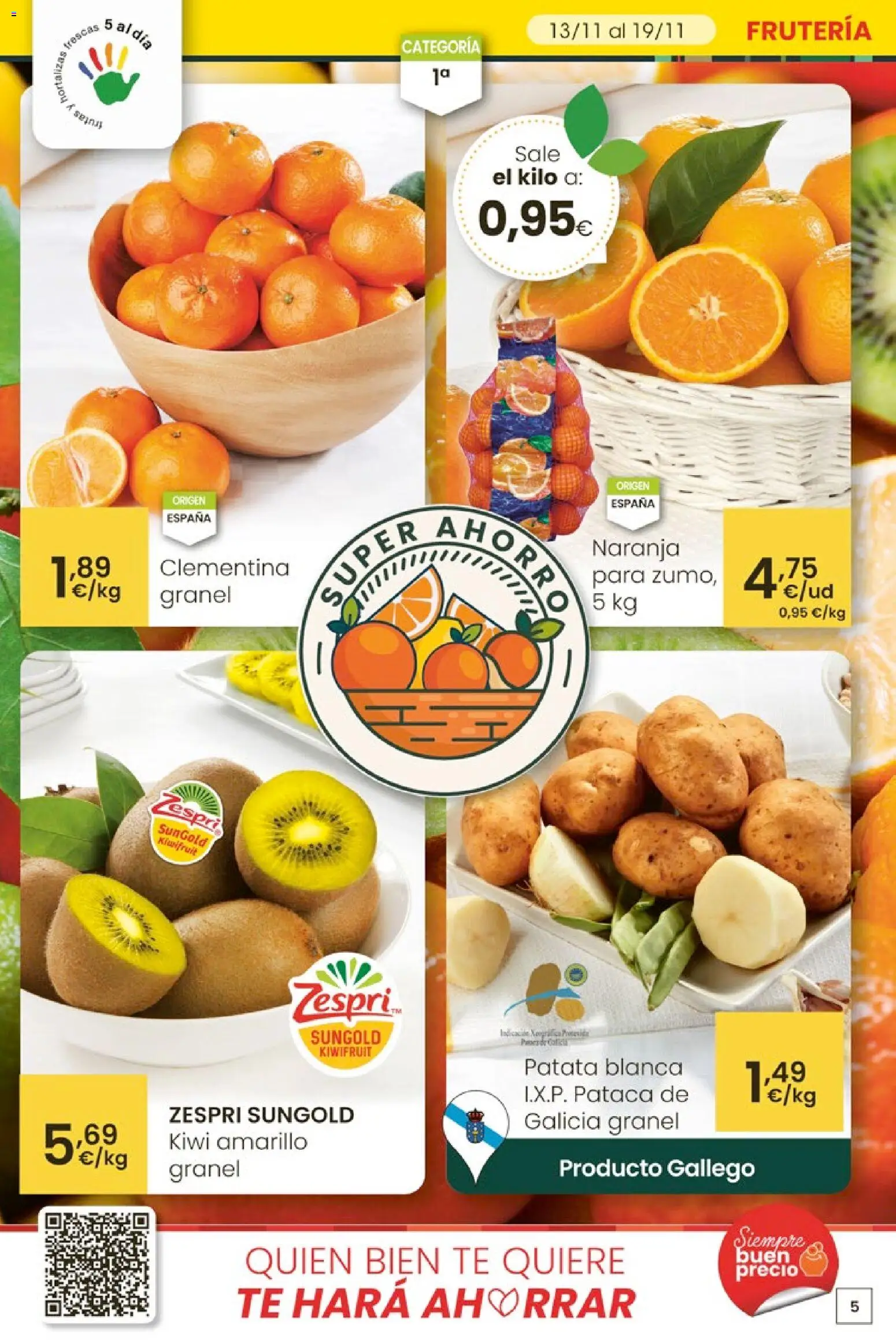 Eroski - Adelántate a la Navidad │ válido desde el 13.11.2025 | Página: 5 | Productos: Kiwi, Té