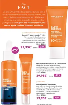 Pré-visualização Creme de Olhos Antiolheiras, Atua sobre os 6 sinais visíveis da fadiga cutânea: tez baça, olheiras, linhas finas, desidratação, perda de elasticidade e suavidade. O olhar parece fresco, descansado e mais luminoso. 15 ml - 87808 válido de 31.03.2026 | Página: 28