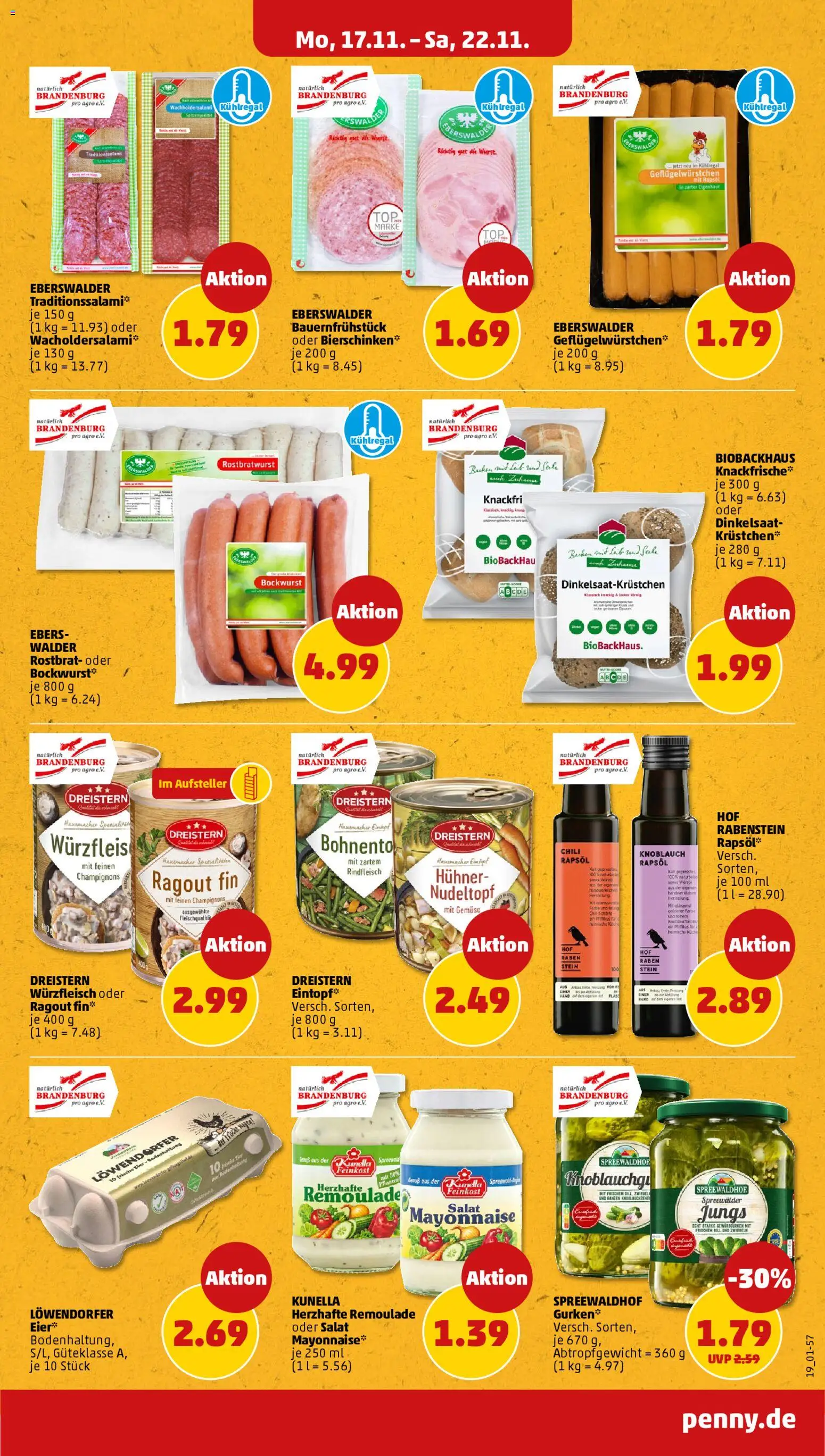 Penny Prospekt 	 – gültig ab 17.11.2025 | Seite: 11 | Produkte: Champignons, Zwiebeln, Knoblauch, Dill