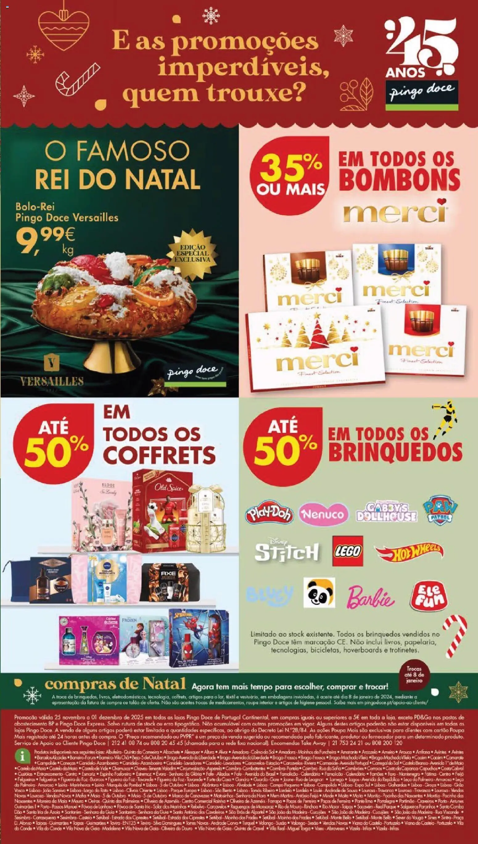 Pingo Doce Black Friday │ válido de 25.11.2025 | Página: 49 | Produtos: Chocolates, Sal, Chá