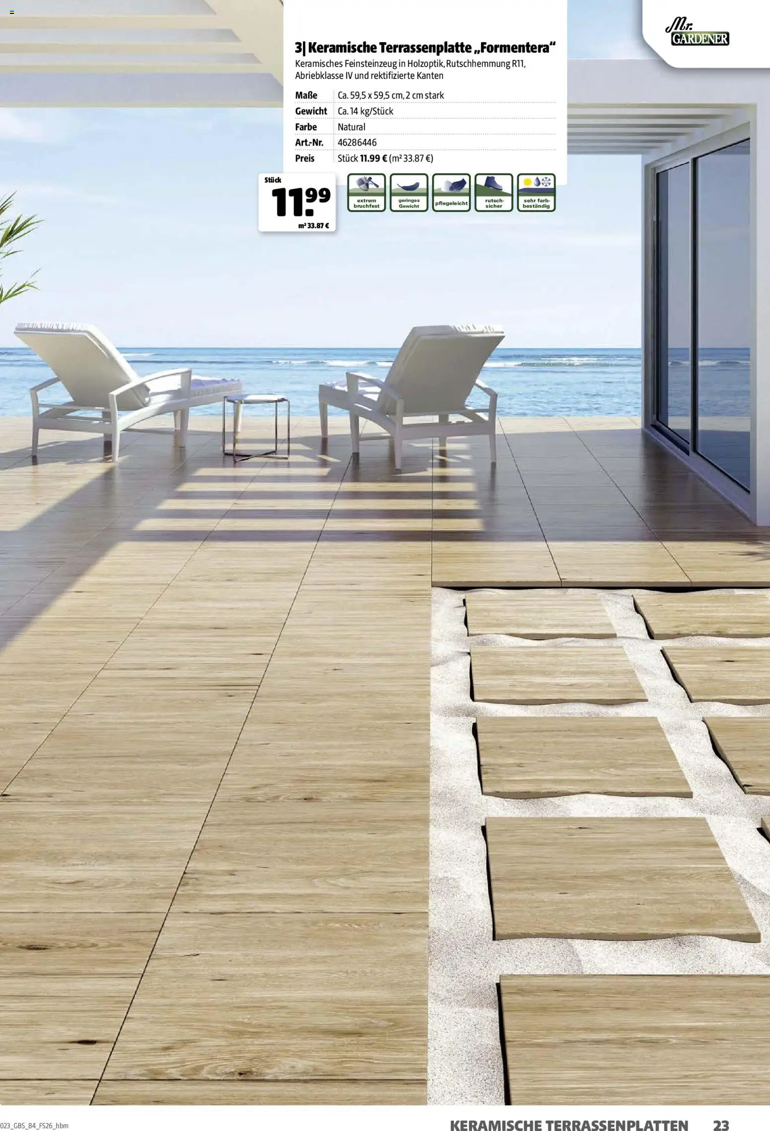 Hagebau Gartenbaustoffsortiment – gültig ab 02.03.2026 | Seite: 23 | Produkte: Gewicht