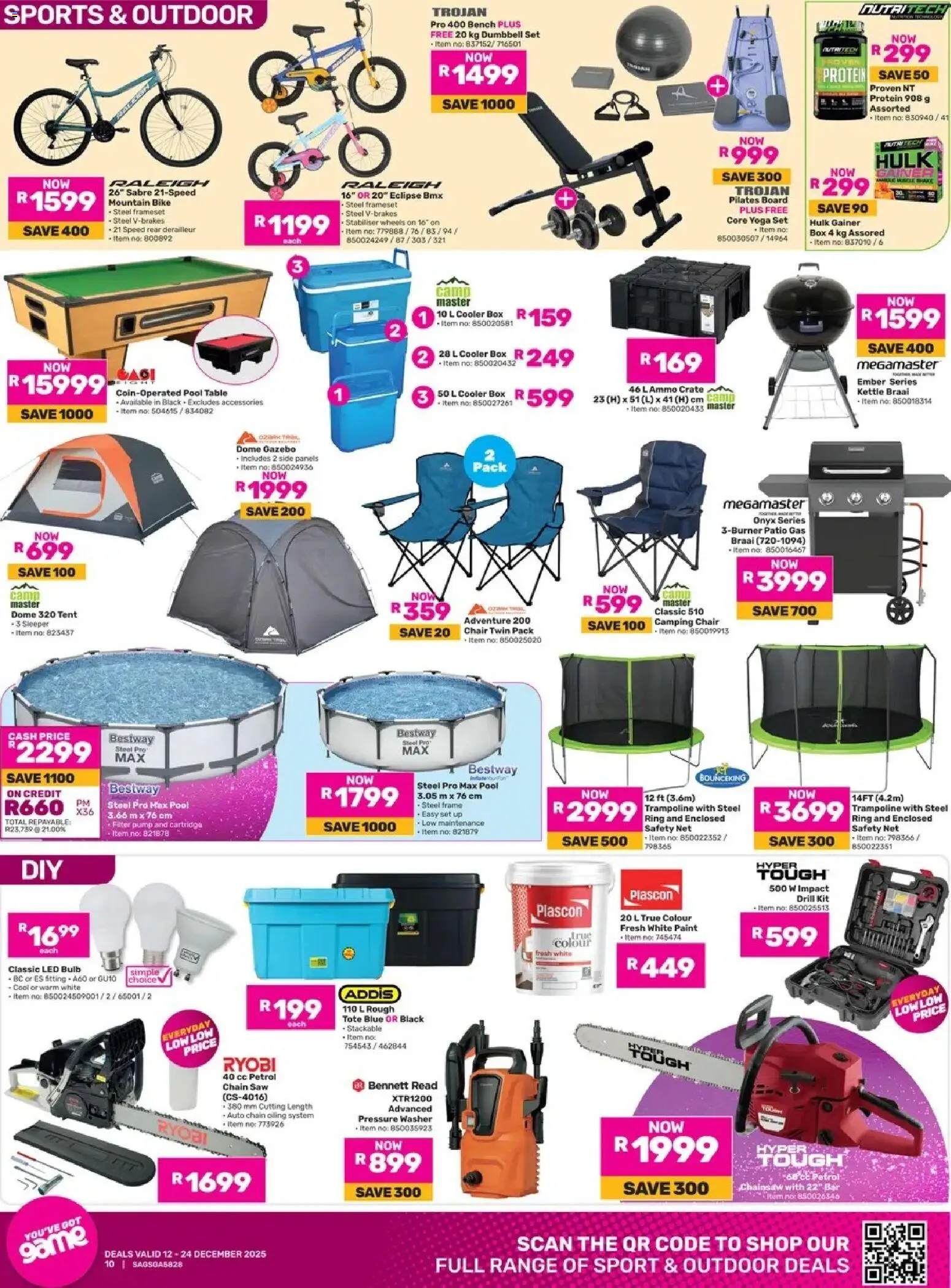 Game Catalogue vol. 2 valid from 12.12.2025 | Page: 10 | Products: Table, Chair, Game, Kettle