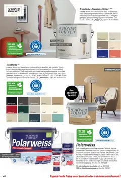 Toom Baumarkt  Wohnen & Haushalt 2026 ab 01.01.2026 gültig | Seite: 40 | Produkte: Pinsel, Wandfarbe