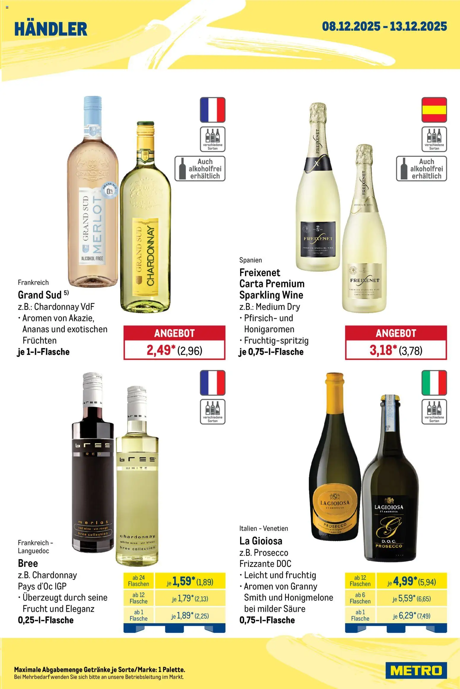 Metro Wochen-Angebote Händler – gültig ab 15.12.2025 | Seite: 9 | Produkte: Melitta, Bifi, Pizza