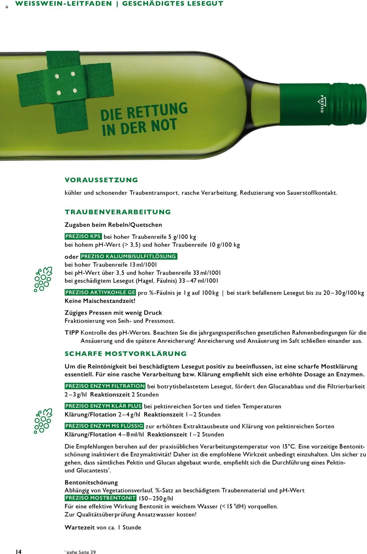 Lagerhaus Preziso Handbuch gültig ab 22.07.2024 | Seite: 14