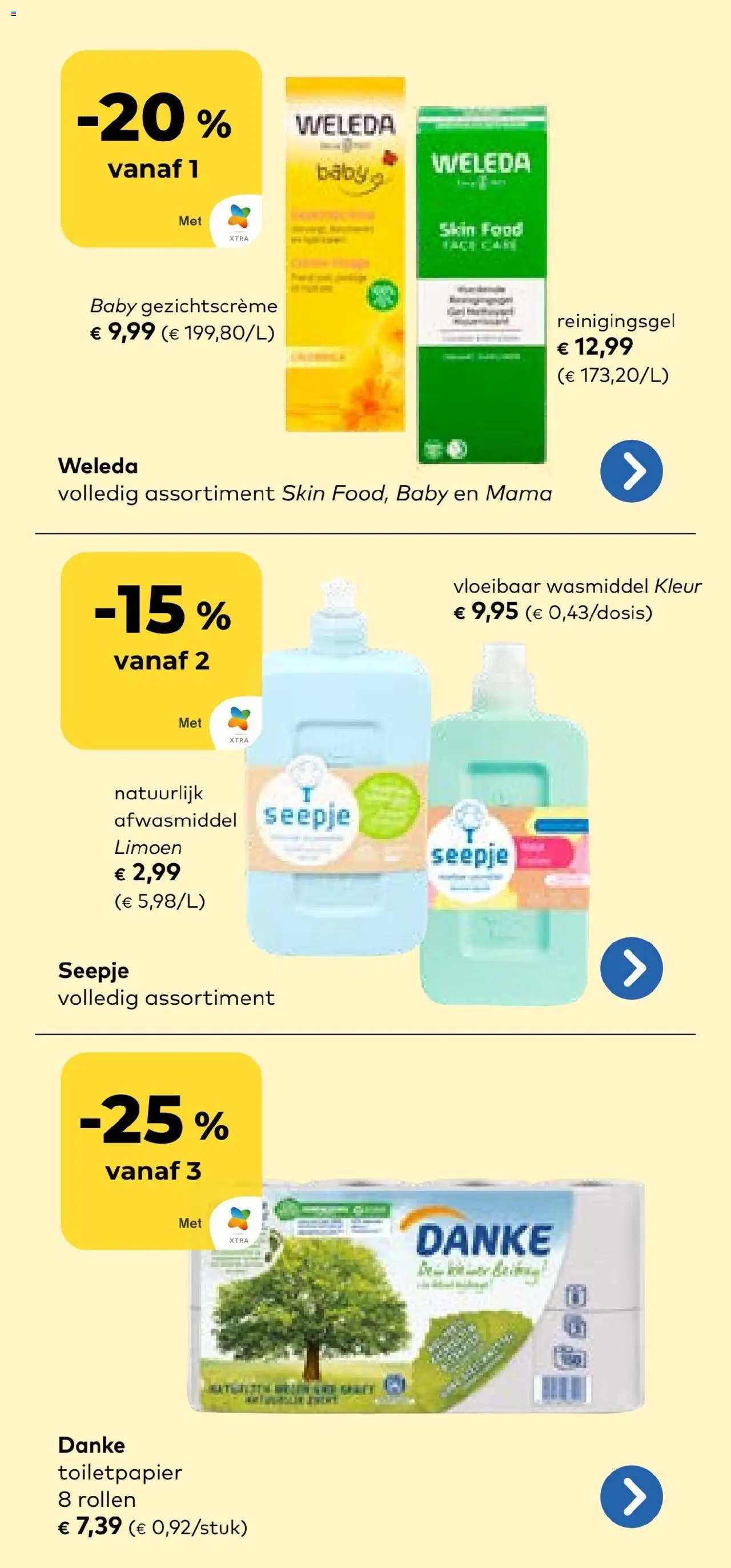  | Pagina: 14 | Producten: Afwasmiddel, Toiletpapier, Limoen, Wasmiddel