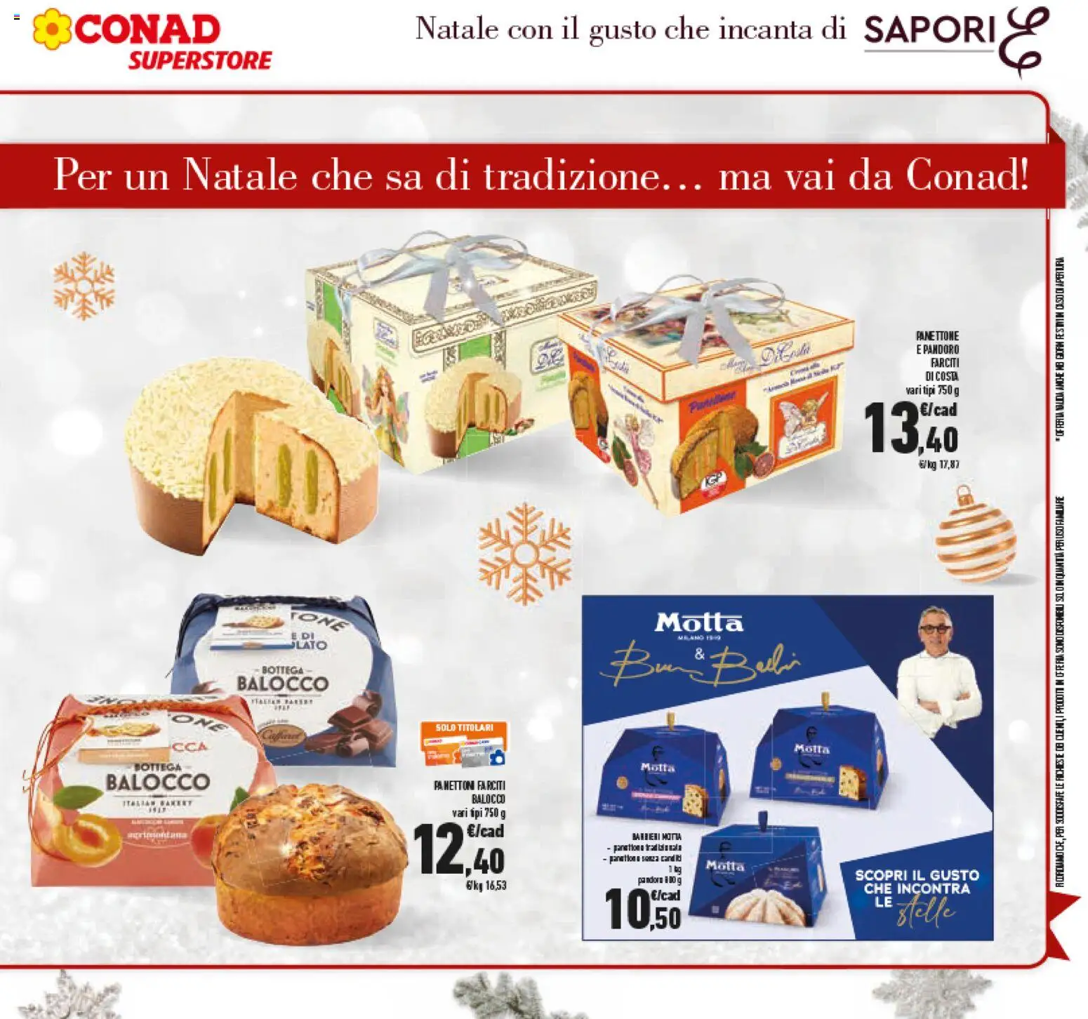 Volantino Conad del 15.12.2025 | Pagina: 7 | Prodotti: Pandoro, Panettone