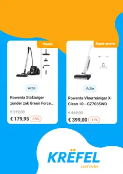 Krëfel folder / publicité - Voorbeeld van een folder van Krëfel, geldig van 03.03.2026 | Pagina: 3 | Producten: Zak, Stofzuiger