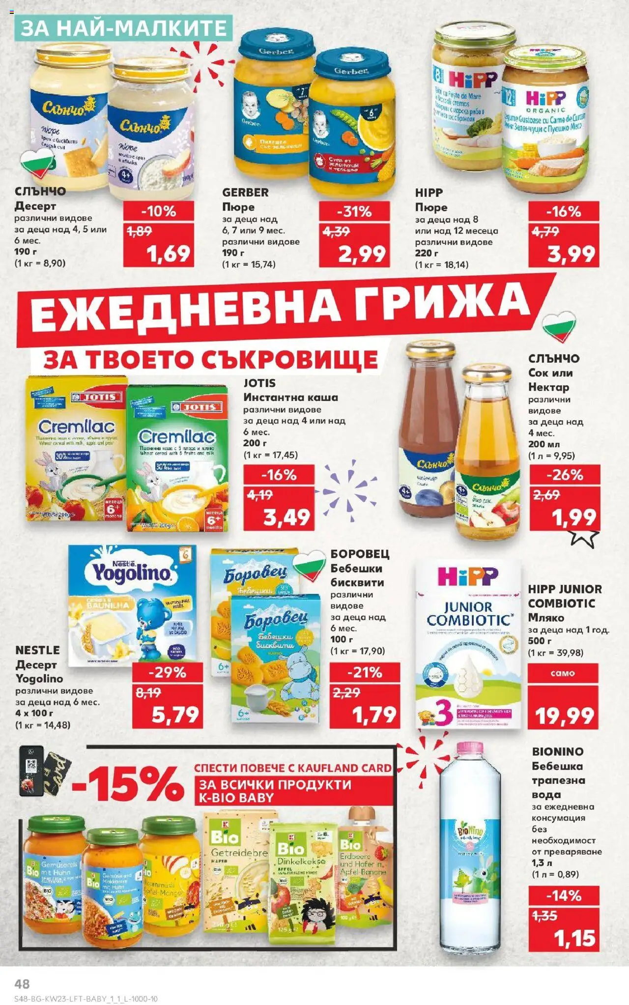  | Страница: 48 | Продукти: Вода, Зеленчуци, Мляко, Пюре