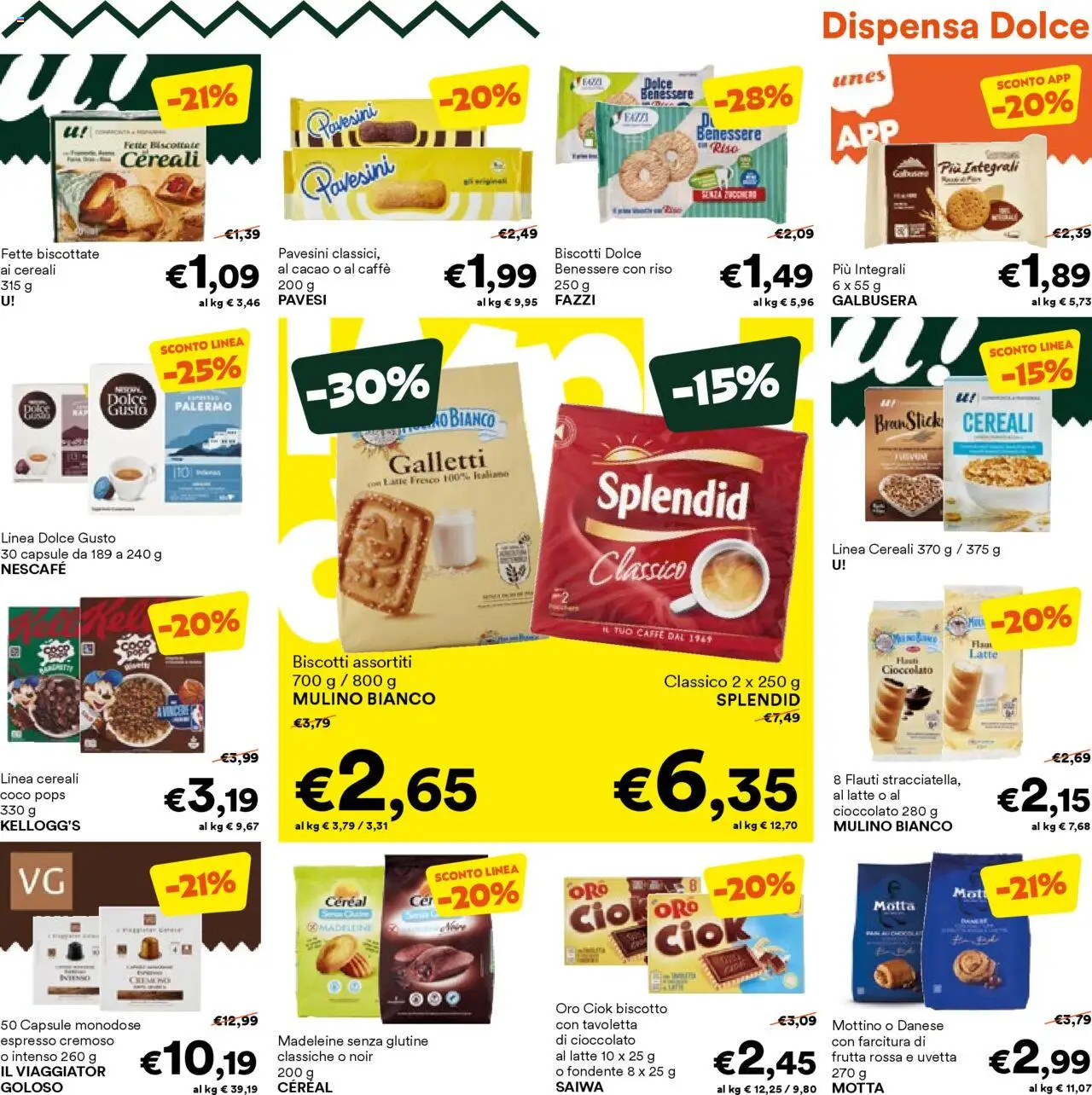 Volantino Unes del 10.09.2025 | Pagina: 9 | Prodotti: Riso, Cereali, Frutta, Cacao
