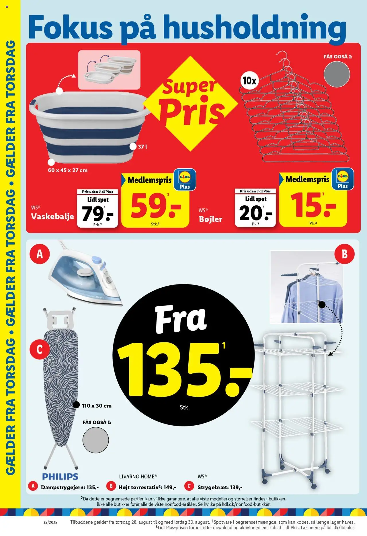 Lidl Tilbudsavis gyldig fra 24.08.2025 | Side: 30 | Produkter: Bøjler, Strygebræt, Søm