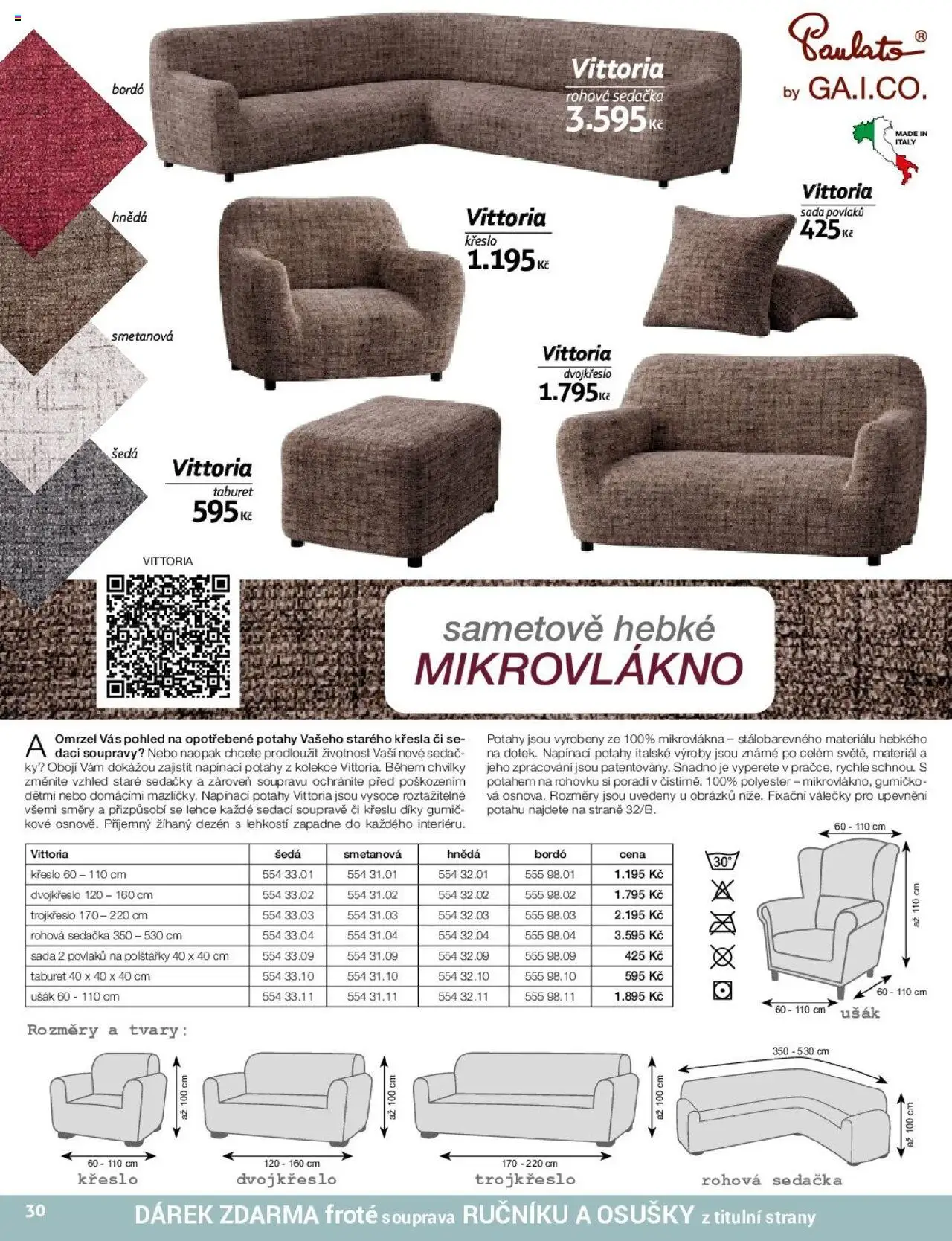 Decodoma katalog Vánoce 2025 od 09.10.2025 | Strana: 30 | Produkty: Taburet, Sedačka, Křeslo, Sedačky
